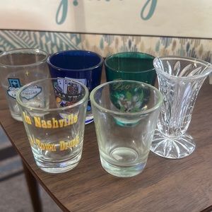 Shot glasses. All from different places.